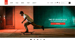 Desktop Screenshot of esskateboarding.com